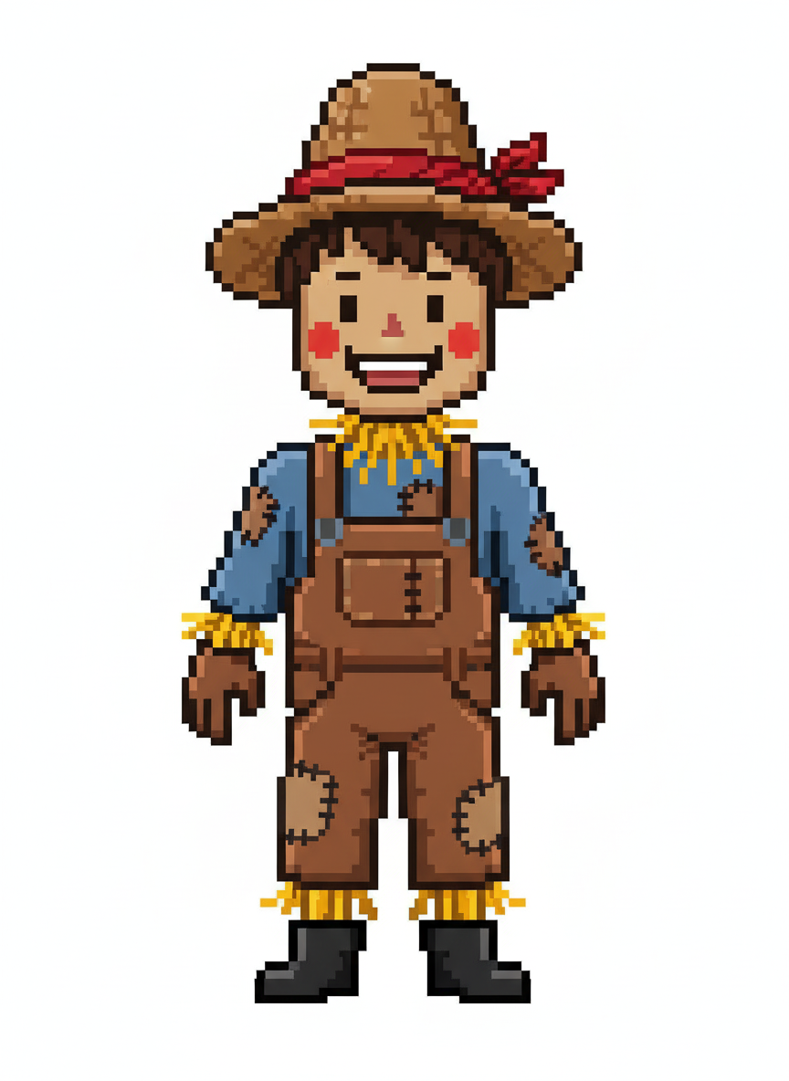 Scarecrow Andrew - Pixel Art