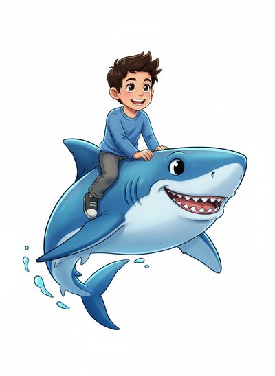 My Wee Lad's Shark Adventure - Webtoon Anime