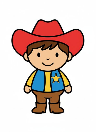 My Boy as a Sheriff 🤠 - Preschool Simple