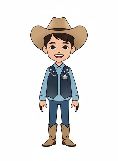 My Boy as a Sheriff 🤠 - Minimalist