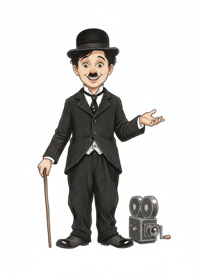 Andrew's Silent Film Adventure 🎥 - Gentle Pencil