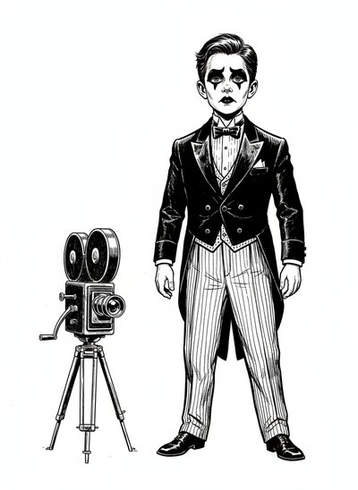 Andrew's Silent Film Adventure 🎥 - Comic Book