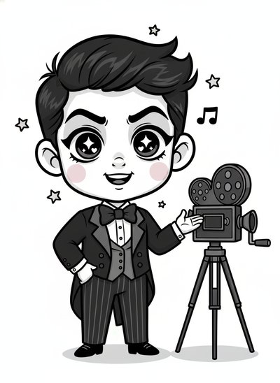 Andrew's Silent Film Adventure 🎥 - Kawaii Cute