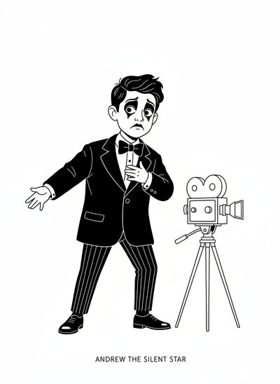 Andrew's Silent Film Adventure 🎥 - Minimalist
