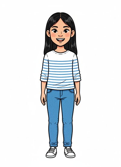 Mei's Character Pack - Classic Coloring Book