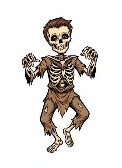 Andrew's Skeleton Shenanigans - Comic Book