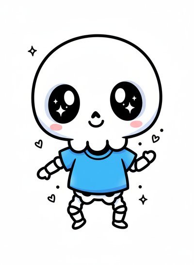 Andrew's Skeleton Shenanigans - Kawaii Cute