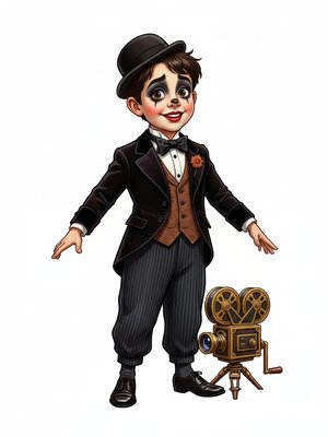Silent Film Star Character