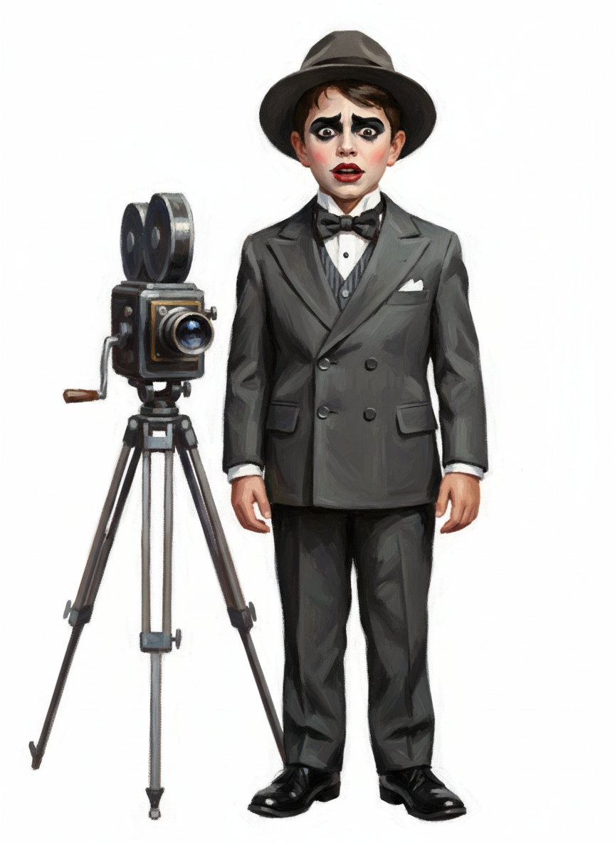 Andrew the Silent Star - Impressionist Painting