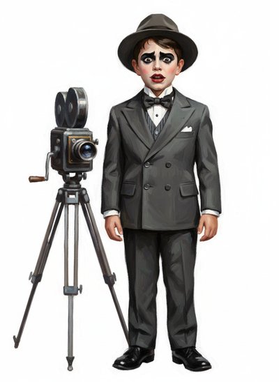 Andrew's Silent Film Adventure 🎥 - Impressionist Painting