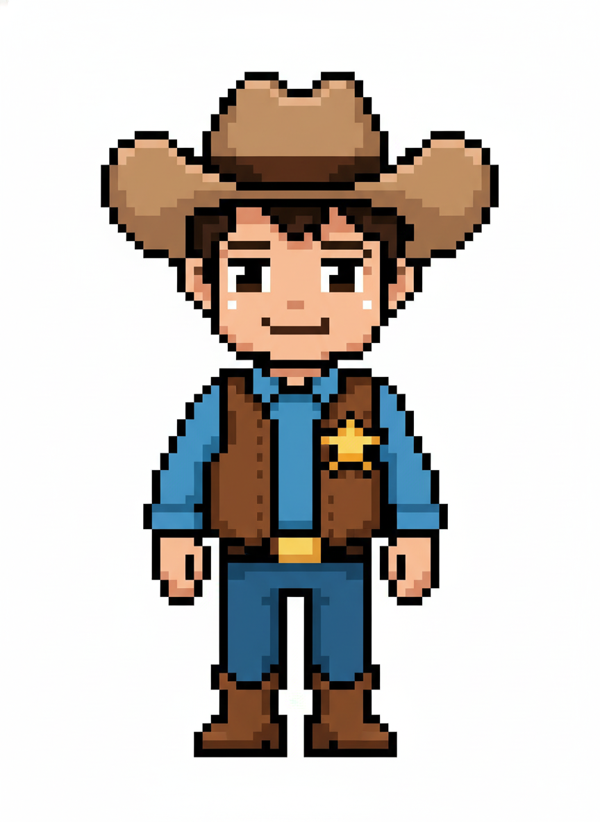 Sheriff Andy - Pixel Art