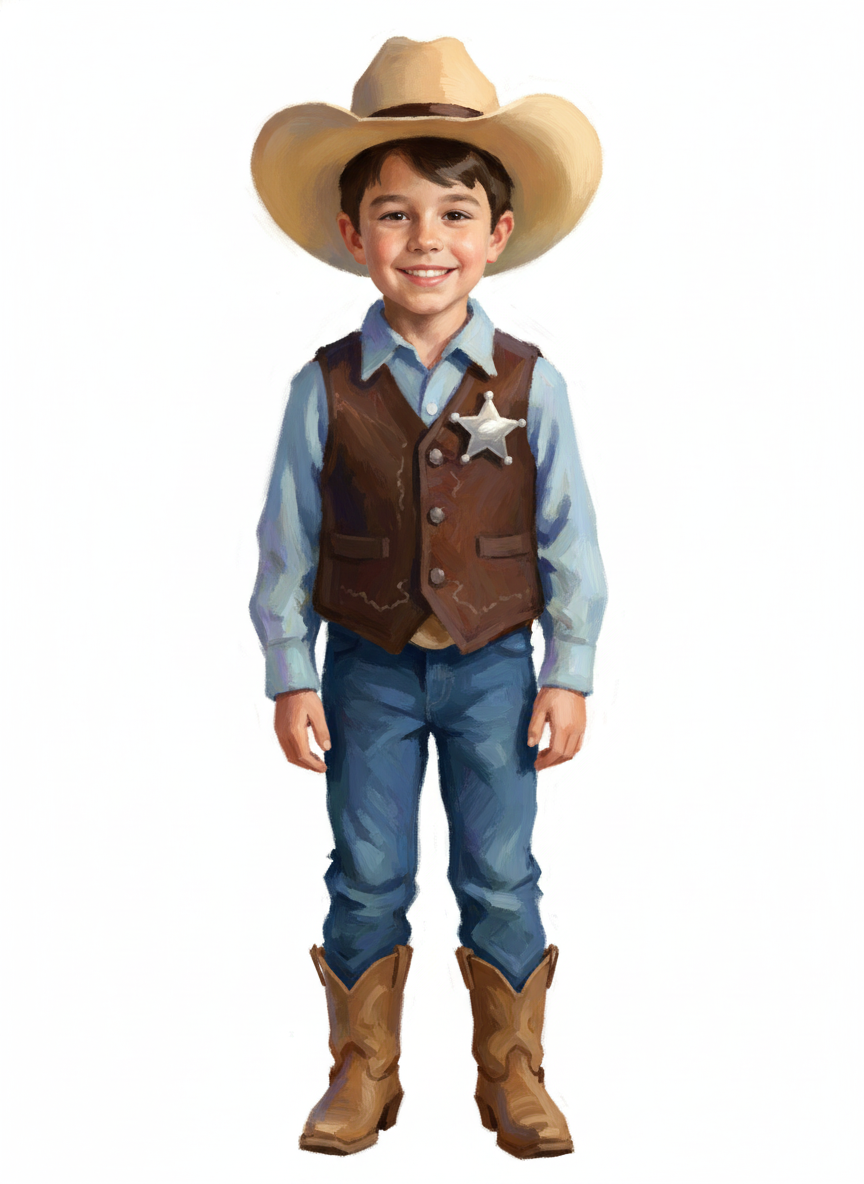 Sheriff Andy - Impressionist Painting