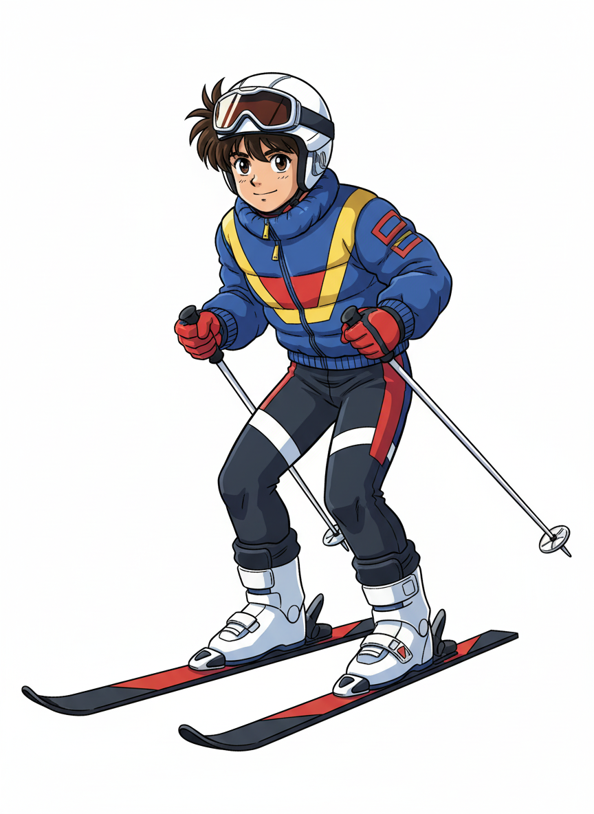 Andrew the Skiing Superstar - Classic Anime
