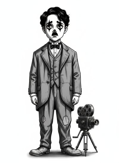 Andrew's Silent Film Adventure 🎥 - Webtoon Anime