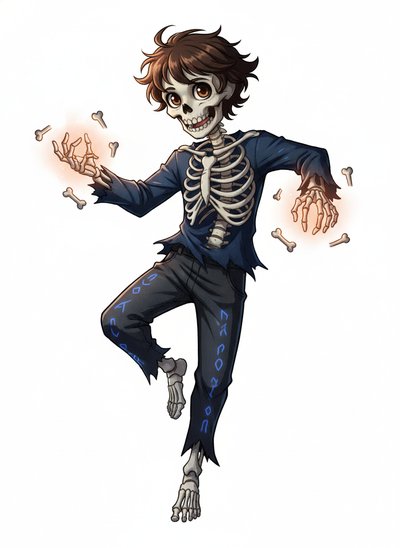 Andrew's Skeleton Shenanigans - Webtoon Anime