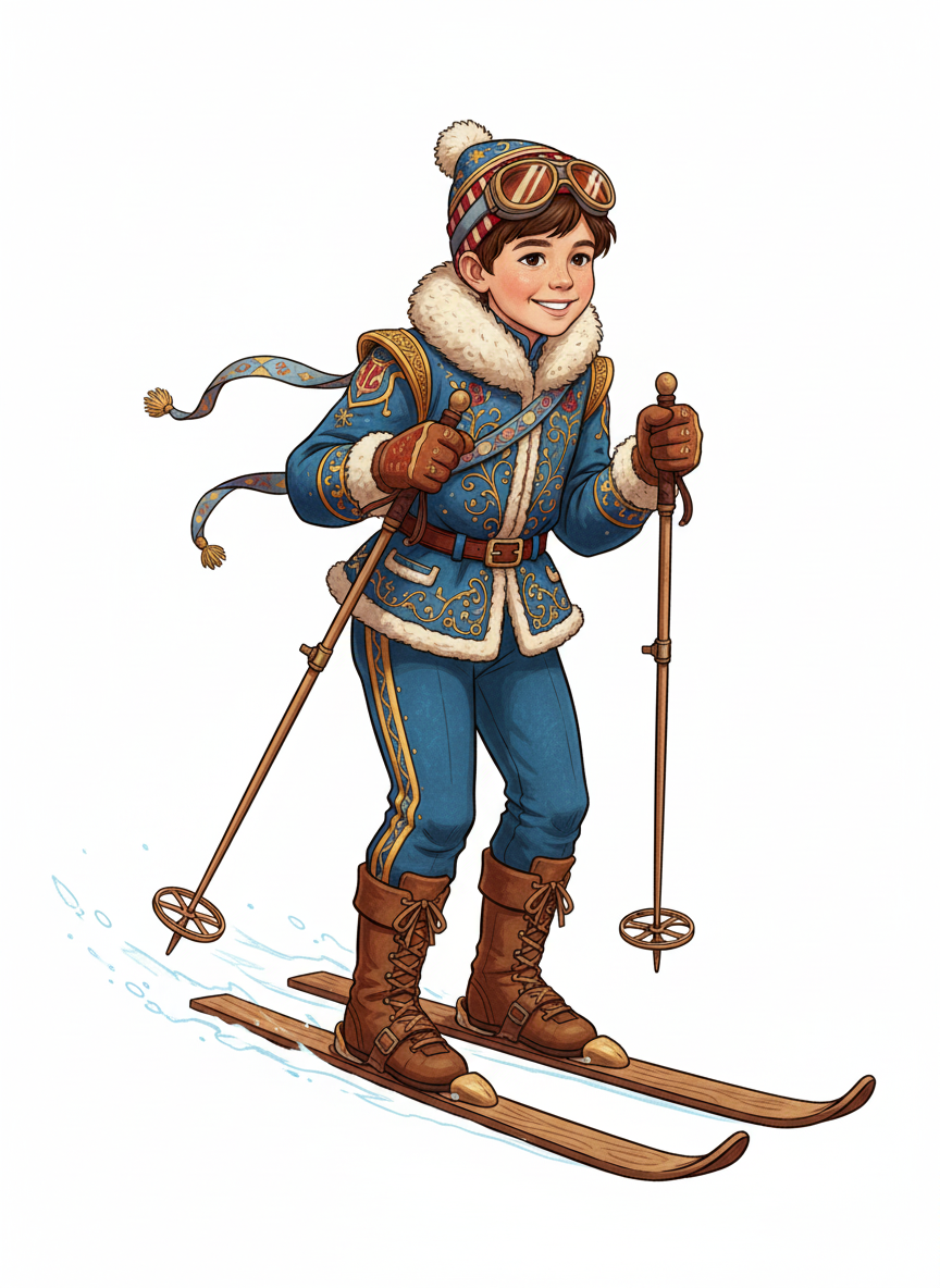 Andrew the Skiing Superstar - Fairy Tale Classic