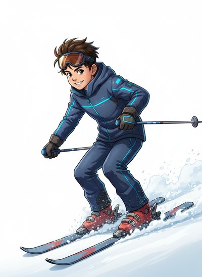 Andrew's Alpine Adventures ⛷️ - Webtoon Anime