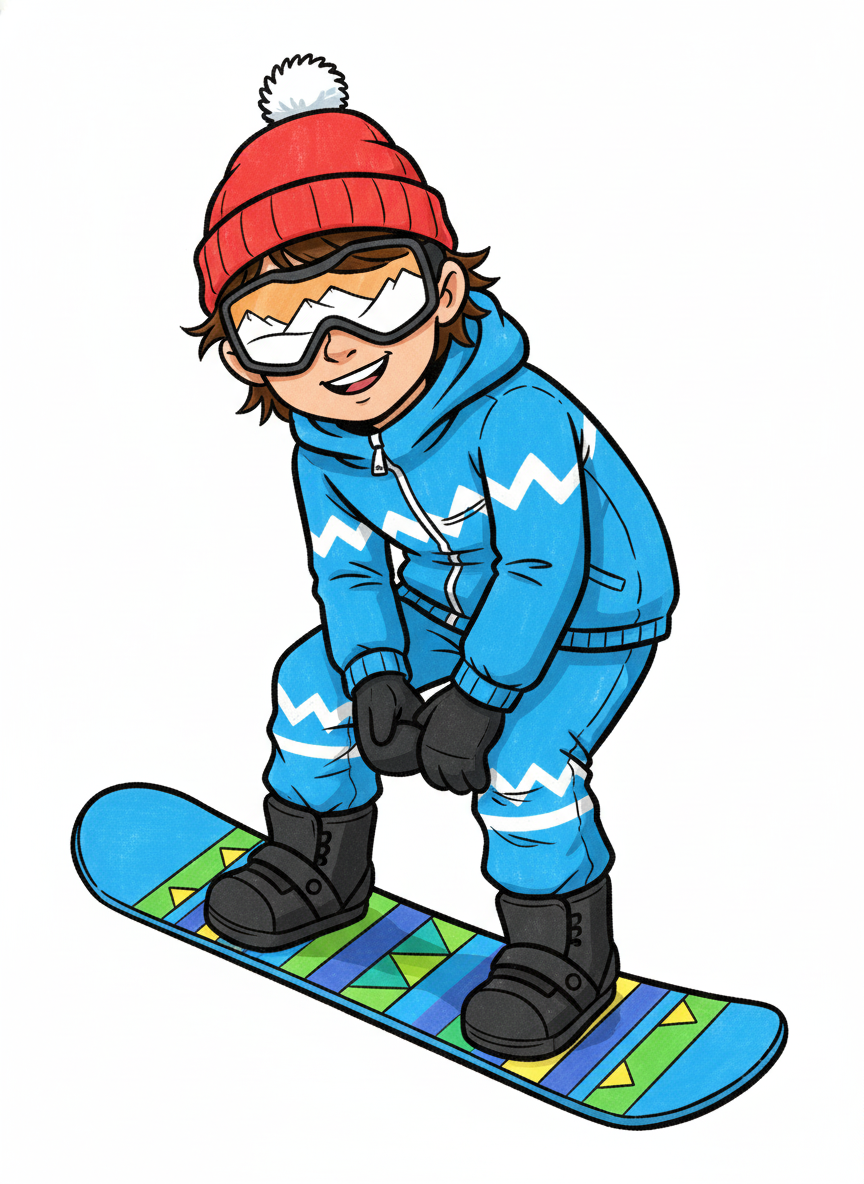 Andrew the Alpine Ace - Classic Coloring Book