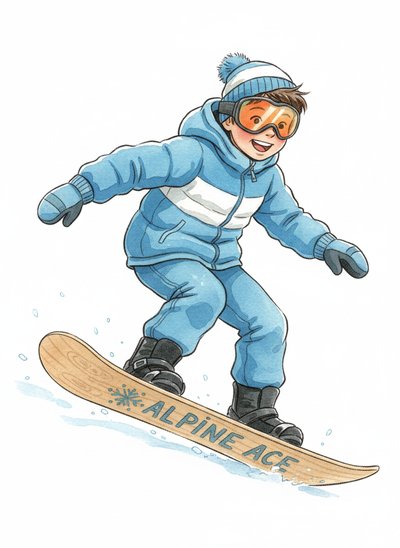 Andrew's Snowy Adventures ⛄ - Gentle Pencil