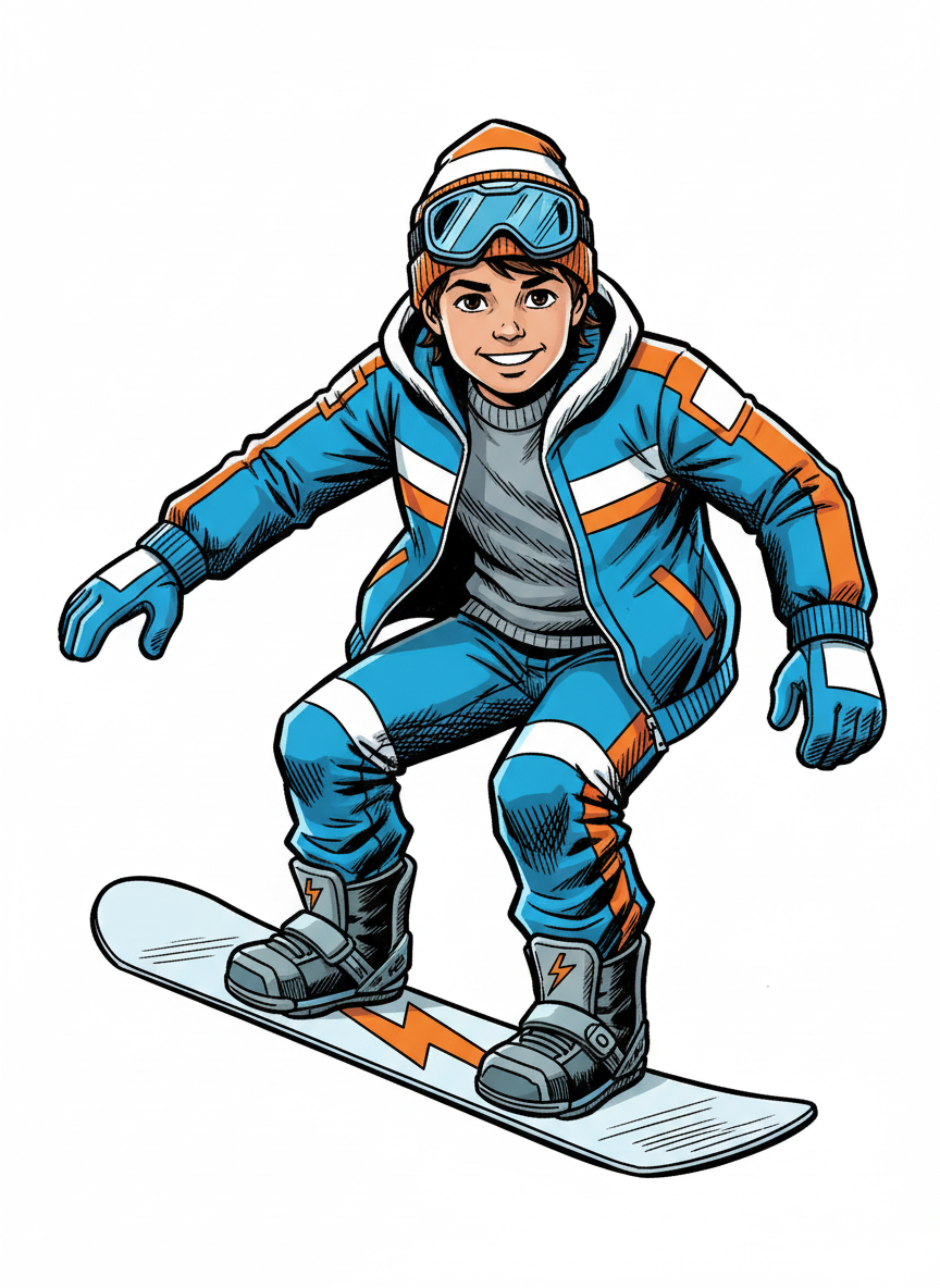 Andrew the Alpine Ace - Comic Book