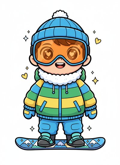 Andrew's Snowy Adventures ⛄ - Kawaii Cute