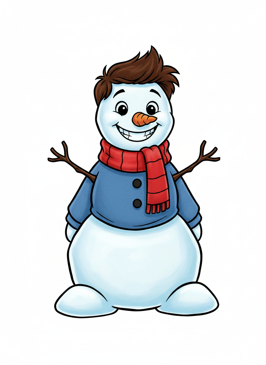 Snowdrew the Snowman - Golden Age Animation
