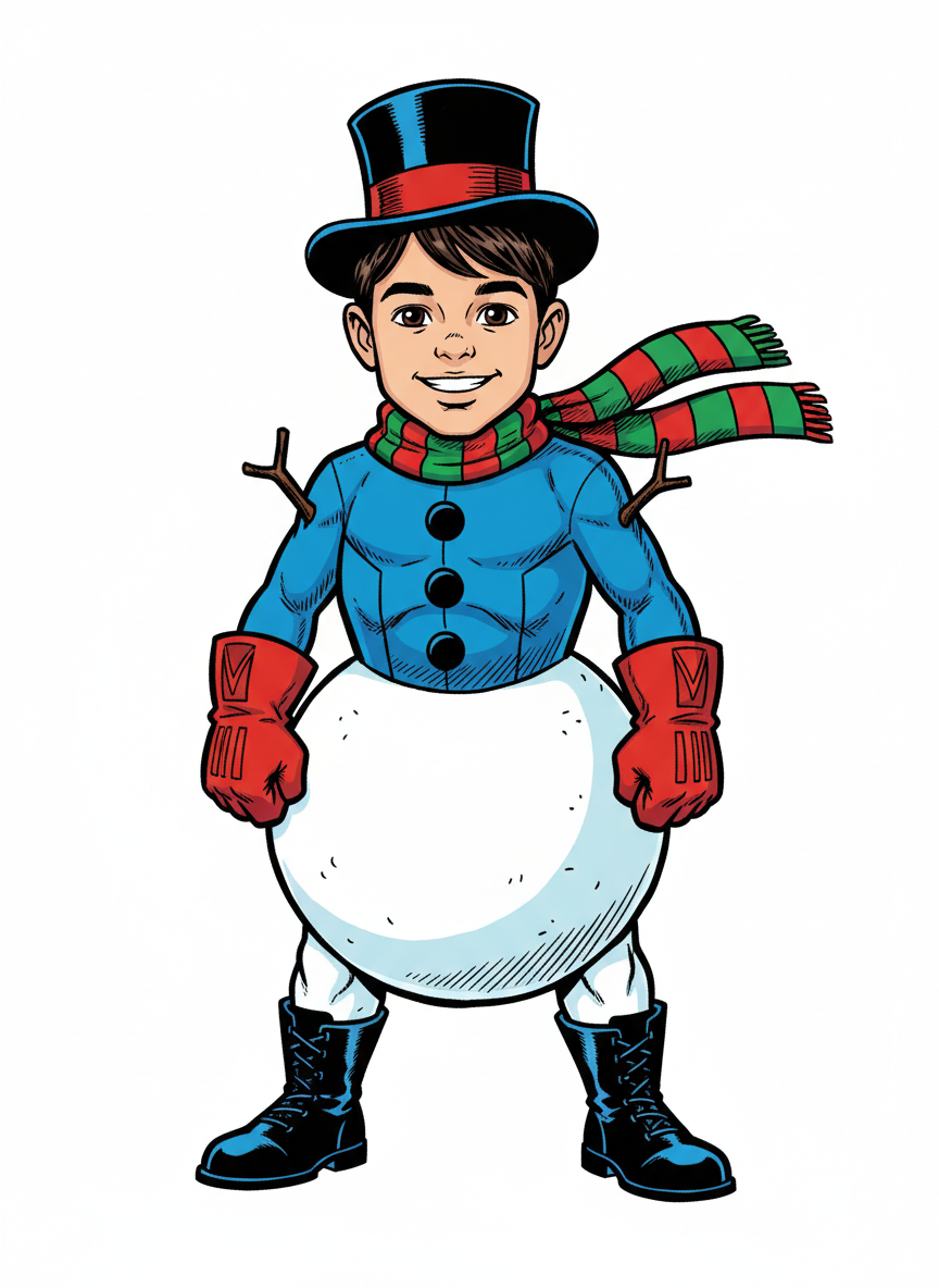 Snowdrew the Snowman - Comic Book