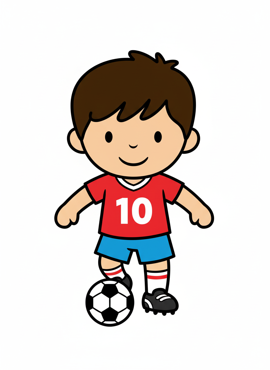 Andrew the Footie Ace - Preschool Simple