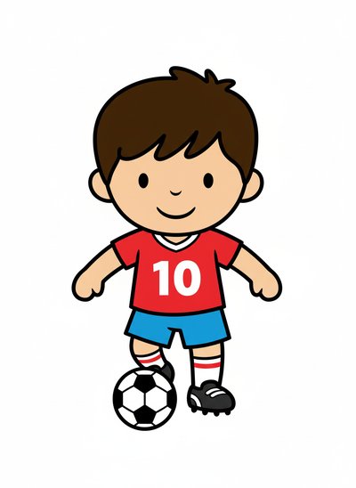 Andrew's Soccer Star Dreams ⚽ - Preschool Simple