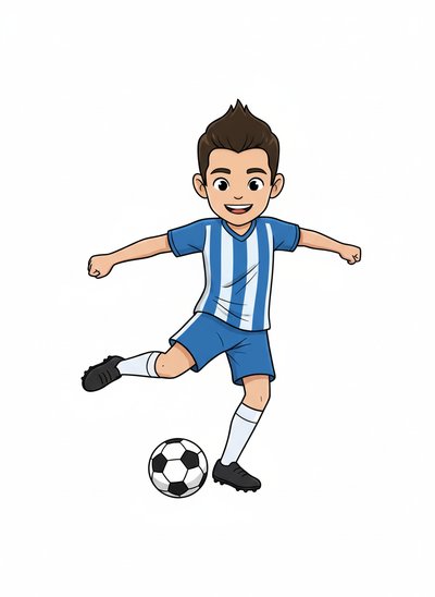 Andrew's Soccer Star Dreams ⚽ - Minimalist