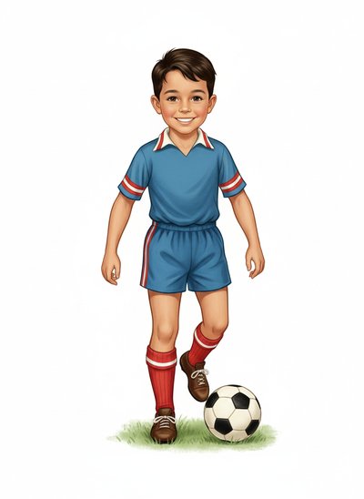 Andrew's Soccer Star Dreams ⚽ - Vintage Storybook