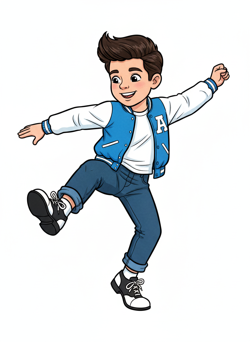 Andrew the Jivin' Jumper - Classic Coloring Book