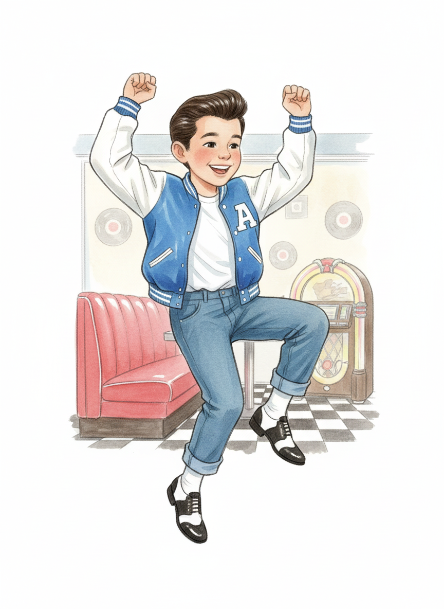 Andrew the Jivin' Jumper - Gentle Pencil