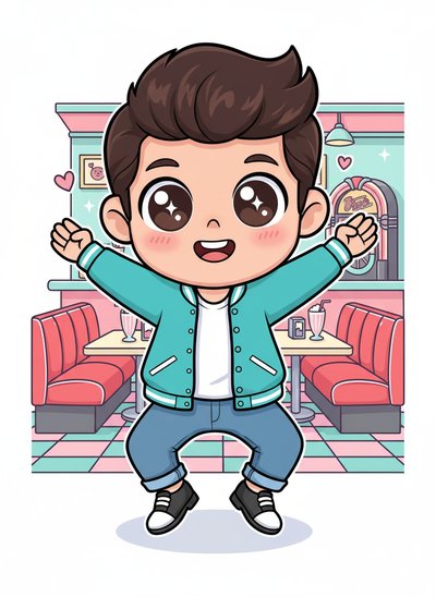 My Wee Lad's Hop Dreams - Kawaii Cute