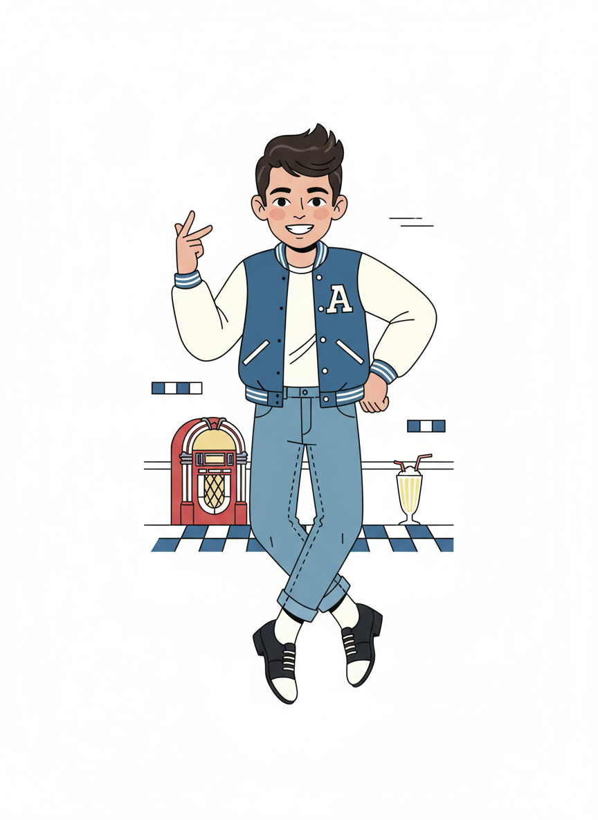 Andrew the Jivin' Jumper - Minimalist