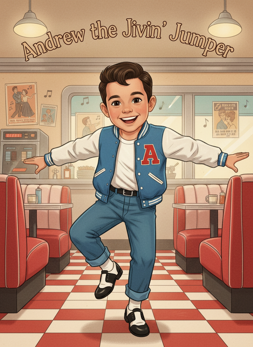 Andrew the Jivin' Jumper - Vintage Storybook