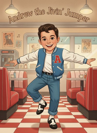 My Wee Lad's Hop Dreams - Vintage Storybook