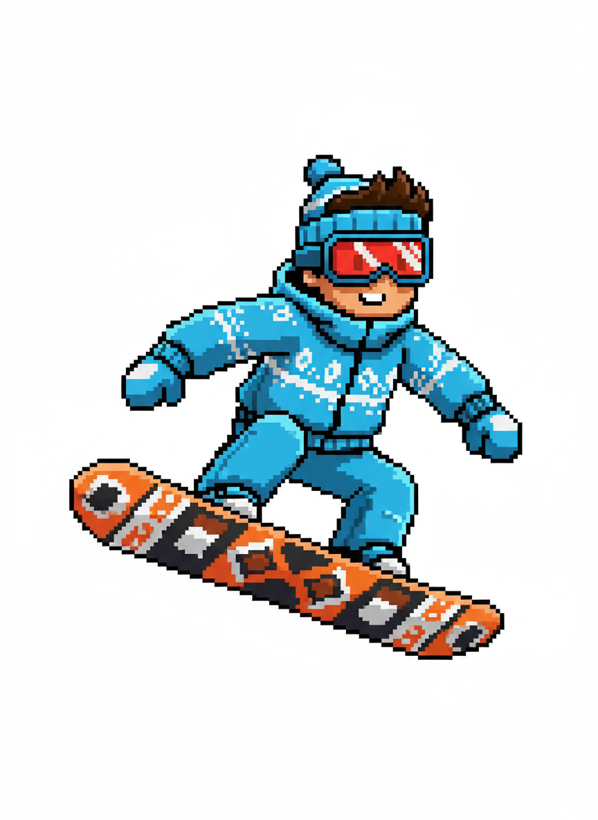 Andrew the Alpine Ace - Pixel Art