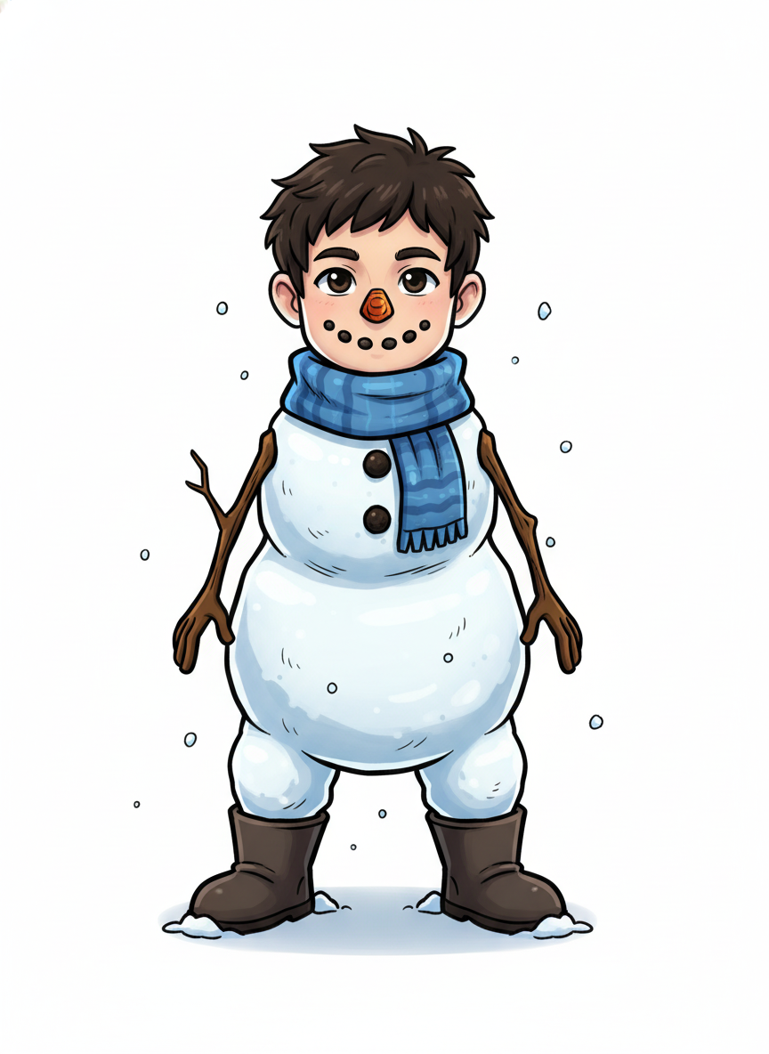 Snowdrew the Snowman - Webtoon Anime