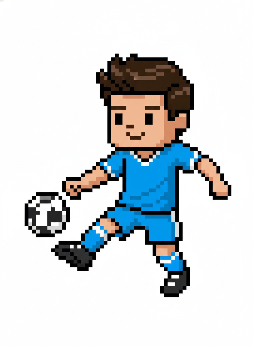 Andrew the Footie Ace - Pixel Art