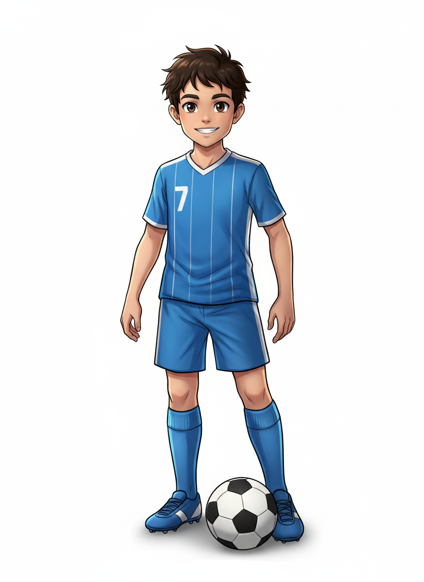 Andrew the Footie Ace - Webtoon Anime
