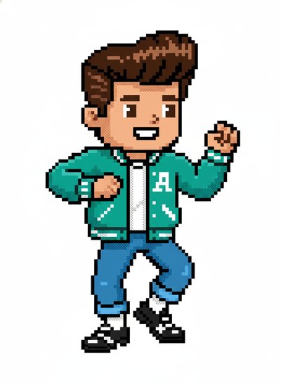 My Wee Lad's Hop Dreams - Pixel Art