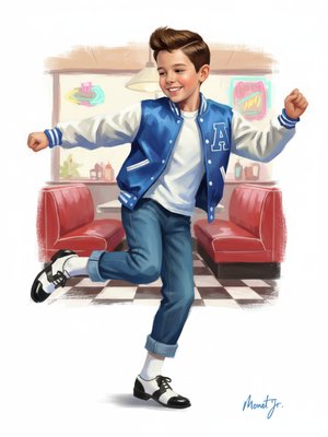 Sock Hop Dancer Character