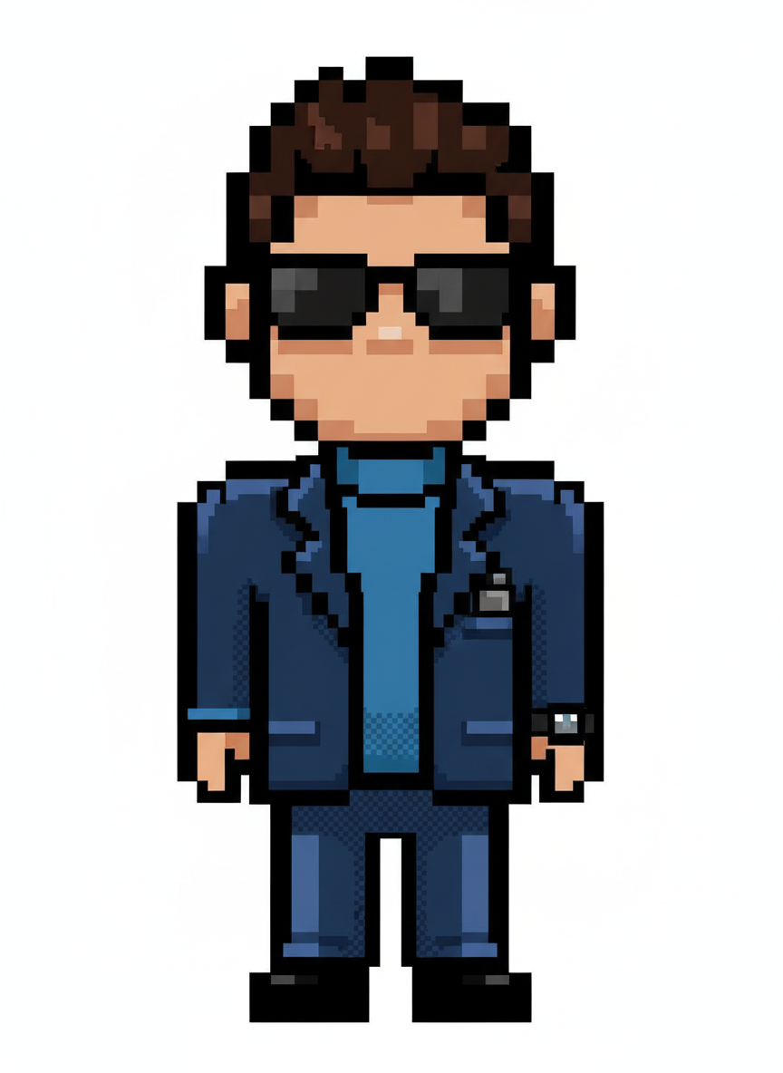 Agent Andrew - Pixel Art
