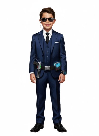 My Wee Lad the Spy - Impressionist Painting