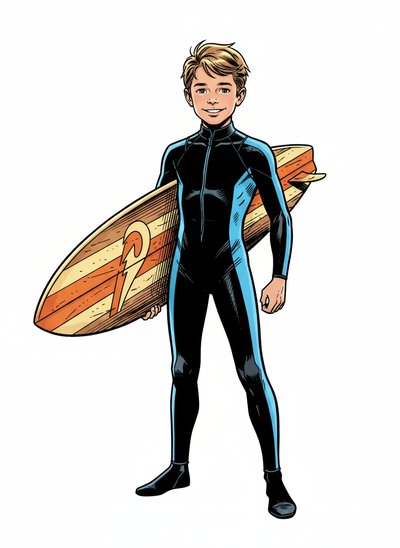 My Wee Surfer Lad 🌊 - Comic Book