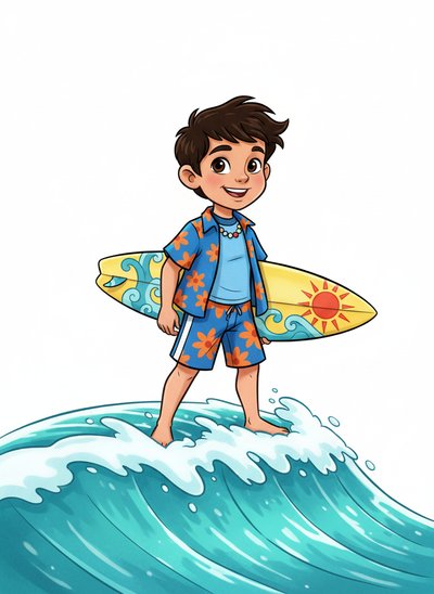 Andrew's Surfer Adventures 🌊 - Golden Age Animation