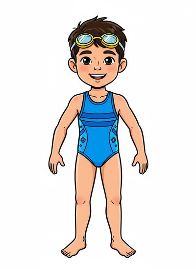 My Wee Lad the Swimmer 🌊 - Classic Coloring Book