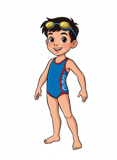My Wee Lad the Swimmer 🌊 - Golden Age Animation