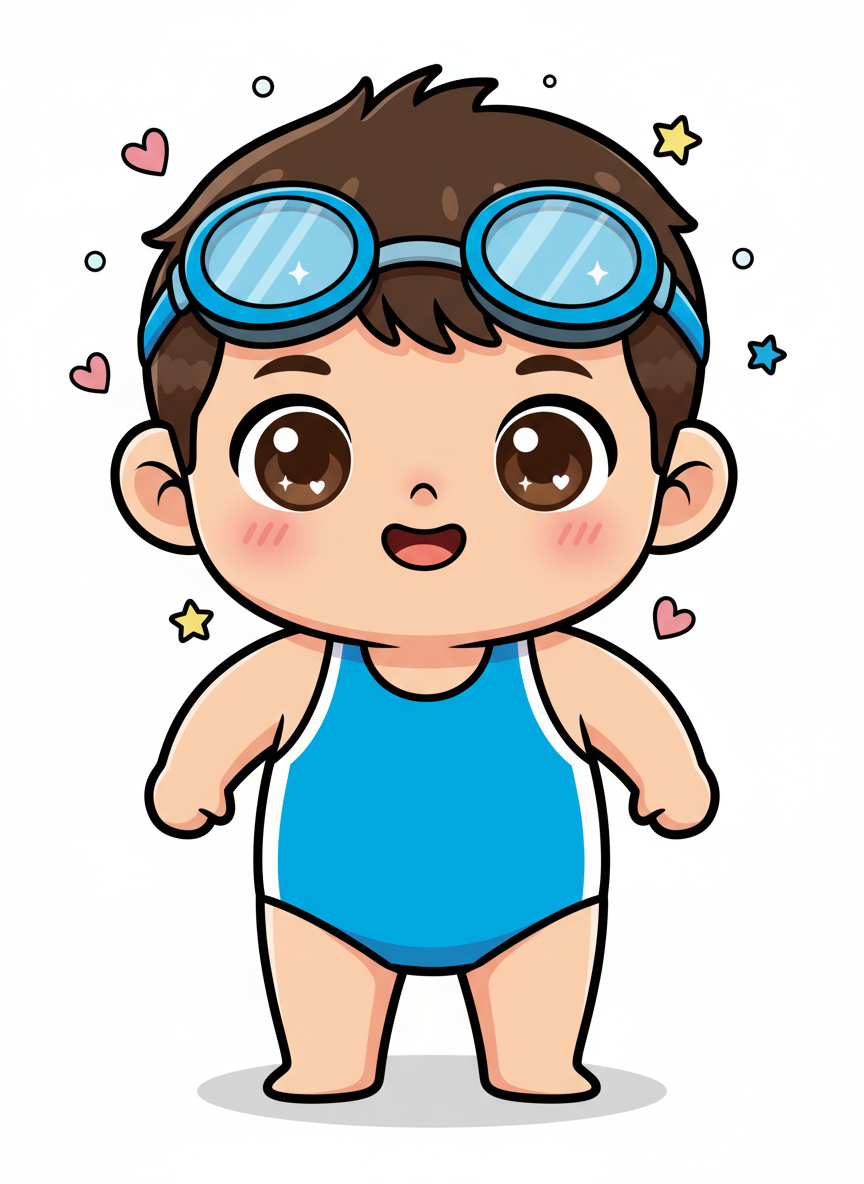 Andrew the Aquatic Adventurer - Kawaii Cute
